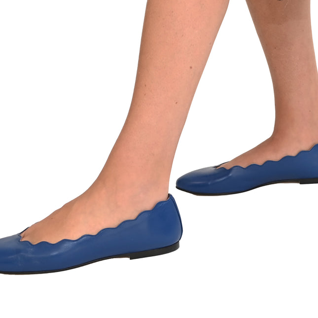 Jigsaw Royal Blue Leather