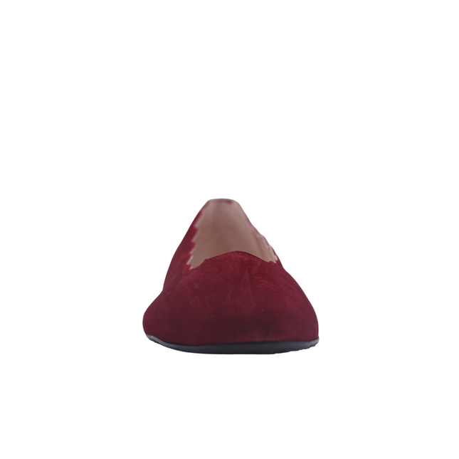 Jigsaw Wine Suede