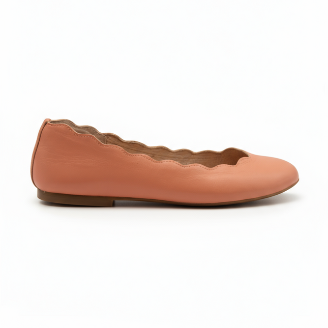 Jigsaw Peach Leather