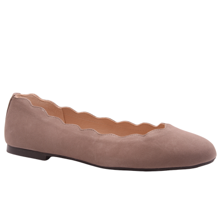 Jigsaw Taupe Suede