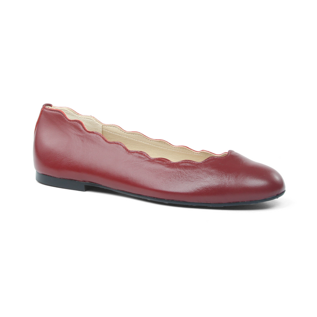 Jigsaw Burgundy Leather