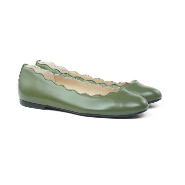 Jigsaw Olive Leather