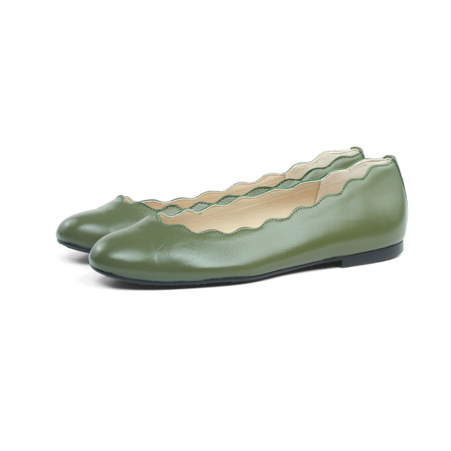 Jigsaw Olive Leather