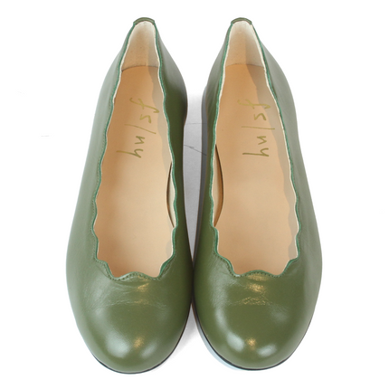 Jigsaw Olive Leather