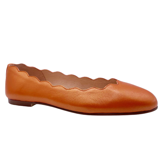 Jigsaw Orange Leather