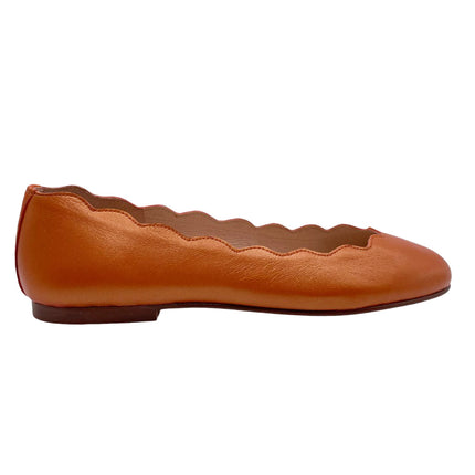 Jigsaw Orange Leather