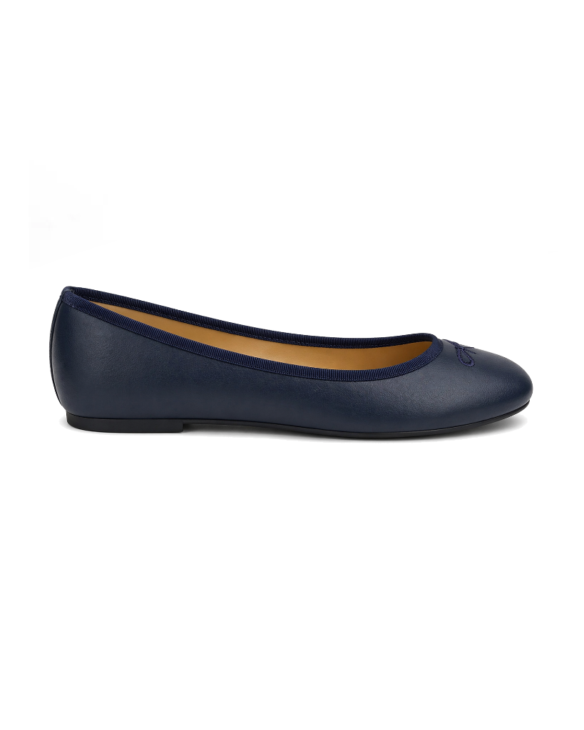 navy blue dress flats Dress Shoe Penny Loafer Navy Suede – Ace Marks main image 0