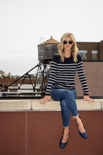 Kathy - Navy Leather