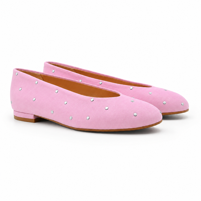 Kira Baby Pink Suede
