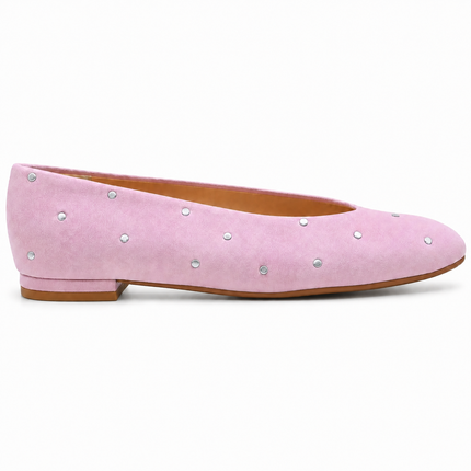 Kira Baby Pink Suede