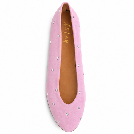 Kira Baby Pink Suede