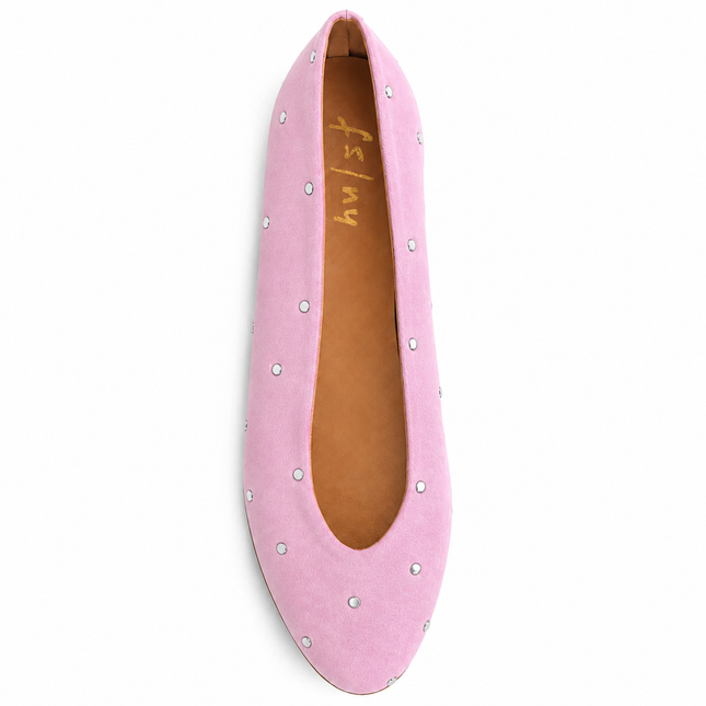 Kira Baby Pink Suede
