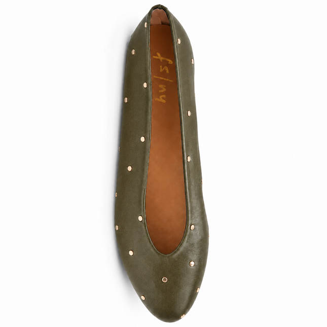 Kira Khaki Leather