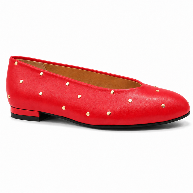 Kira Red Leather