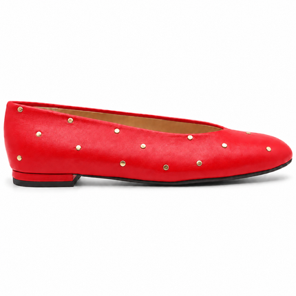 Kira Red Leather