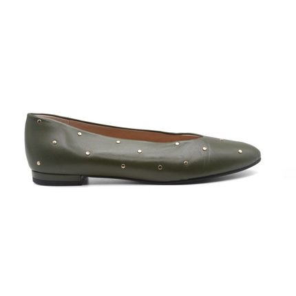 Kira Khaki Leather