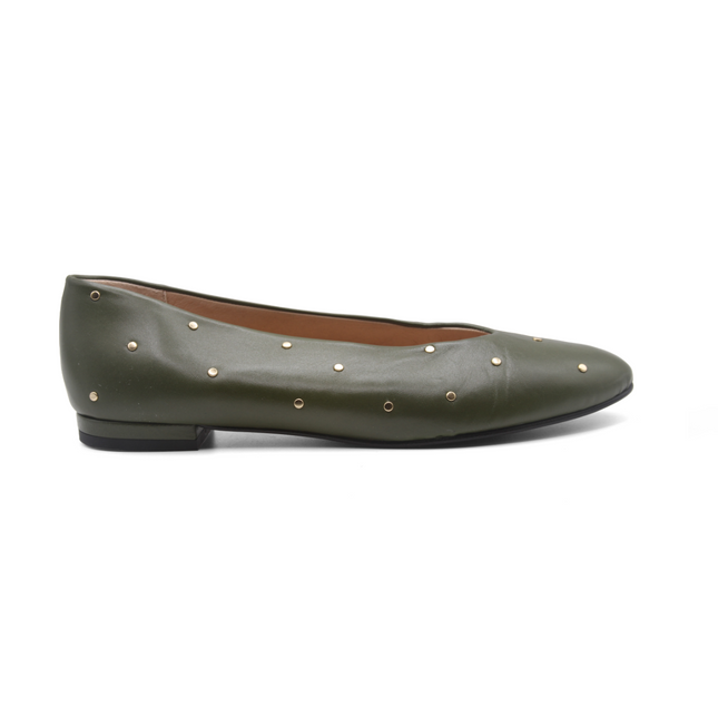 Kira Khaki Leather