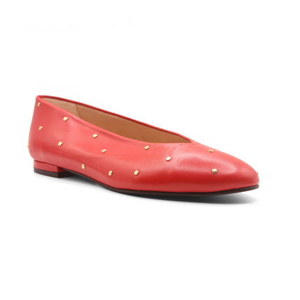Kira Red Leather