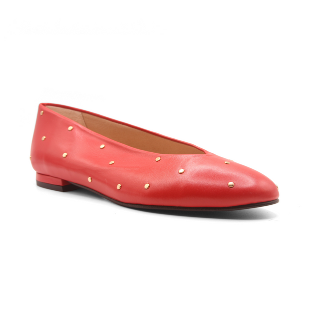 Kira Red Leather