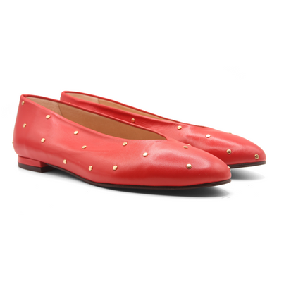 Kira Red Leather