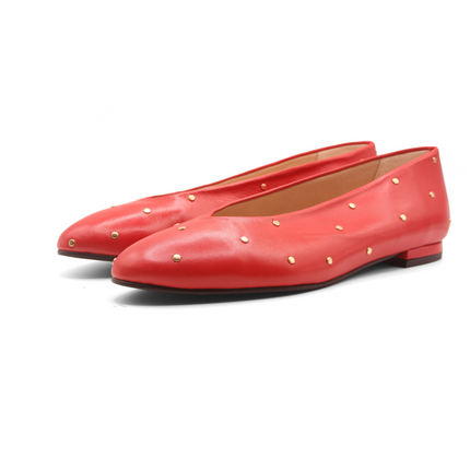 Kira Red Leather