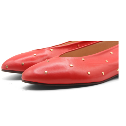 Kira Red Leather