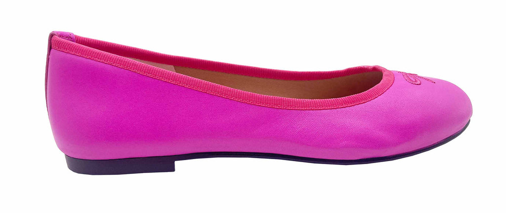 Kathy - Bright Pink Leather