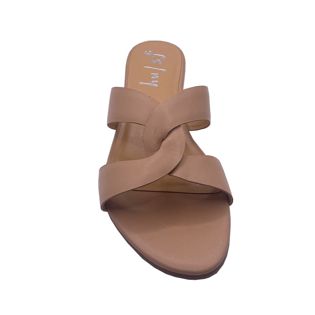 Katrina - Beige Leather