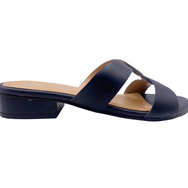 Katrina - Navy Leather