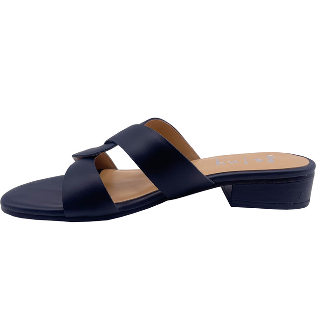 Katrina - Navy Leather
