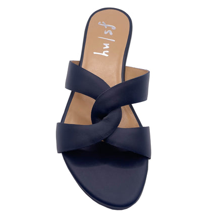 Katrina - Navy Leather