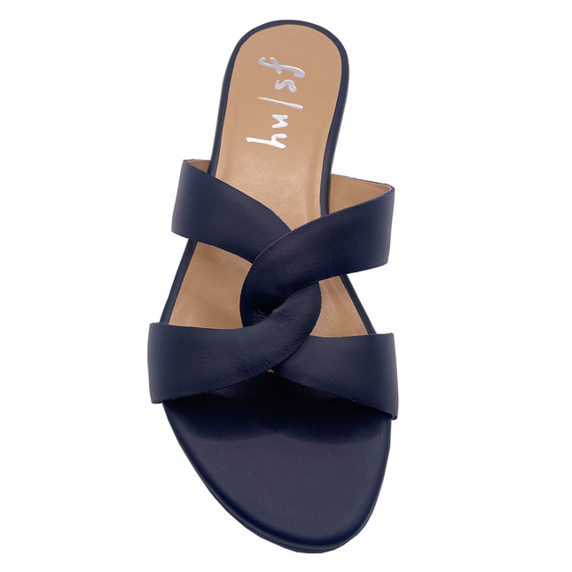 Katrina - Navy Leather