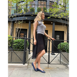 Kira - Navy Leather