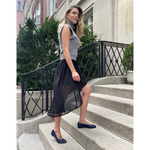 Kira - Navy Leather