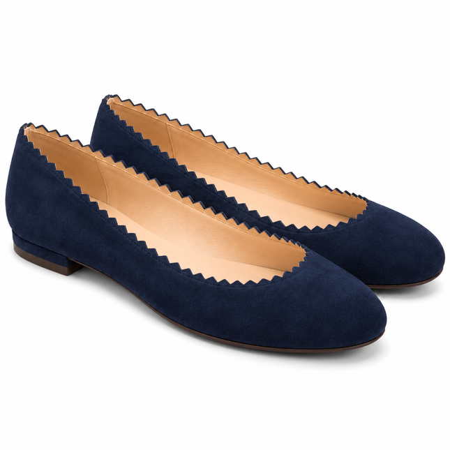 Love Navy Suede