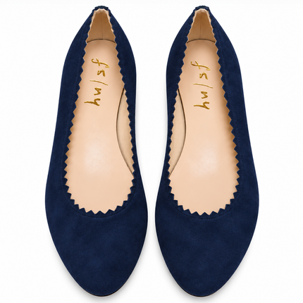 Love Navy Suede