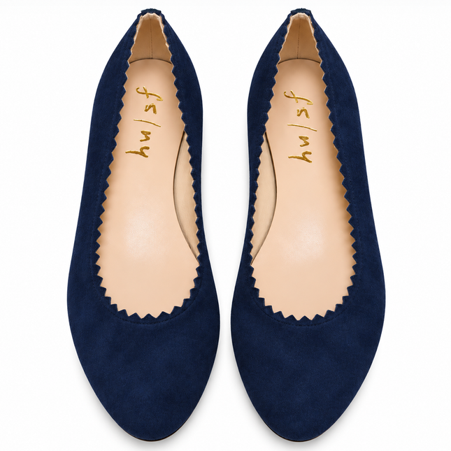 Love Navy Suede