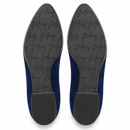 Love Navy Suede
