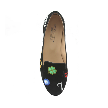 Lucky Black Suede