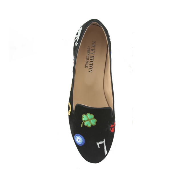 Lucky Black Suede