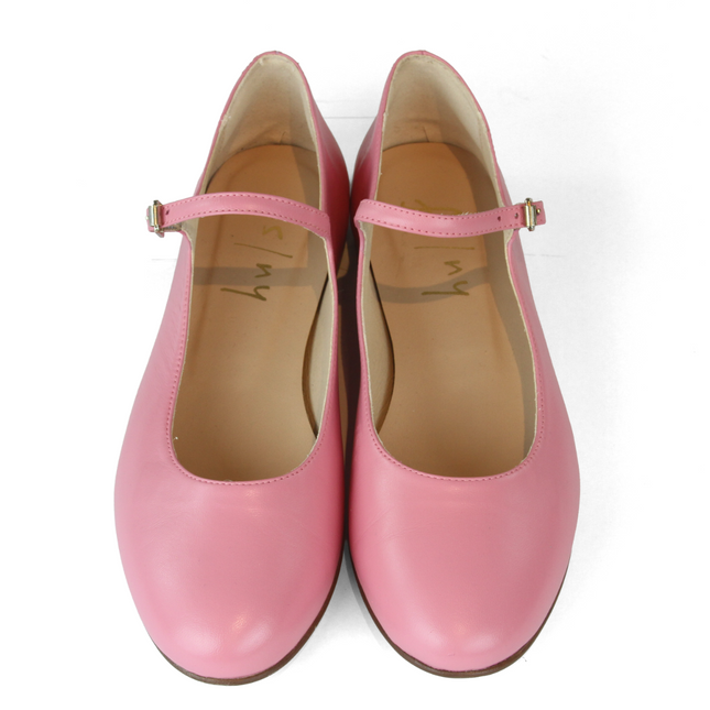 Lacey Pink Leather