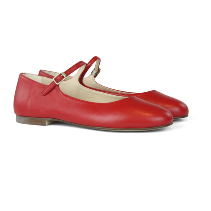 Lacey Red Leather