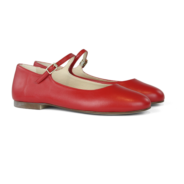 Lacey Red Leather