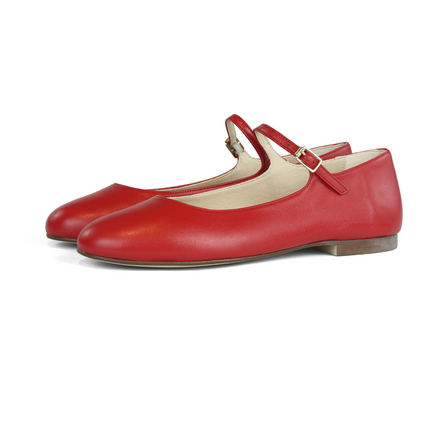 Lacey Red Leather