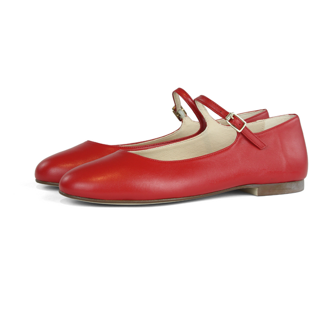 Lacey Red Leather