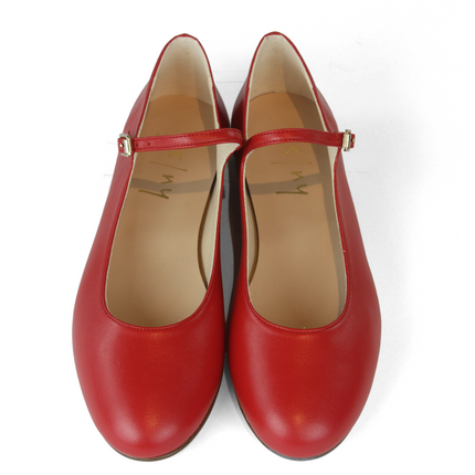 Lacey Red Leather
