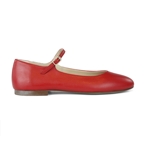 Lacey Red Leather