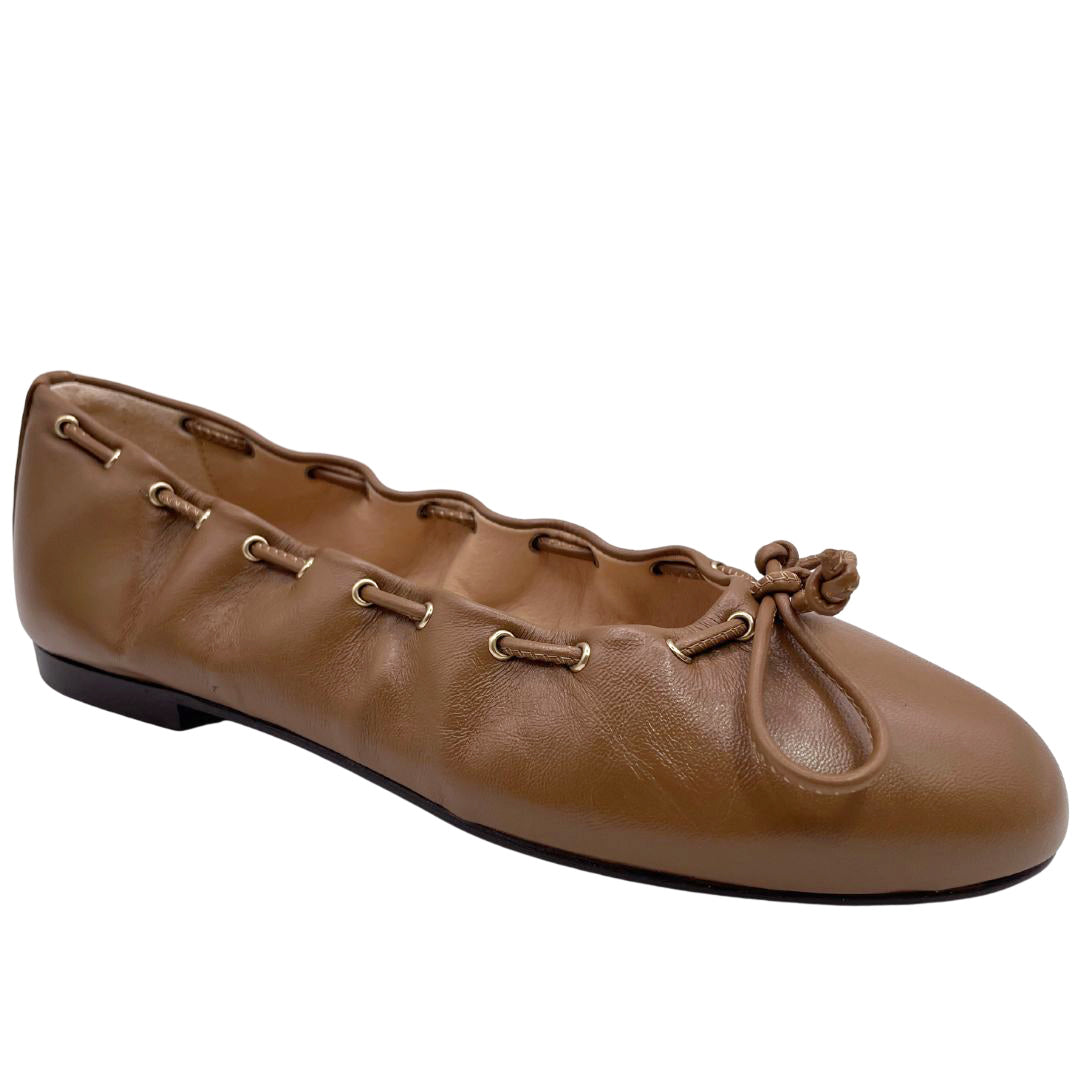 Lauren - Dark Camel Leather