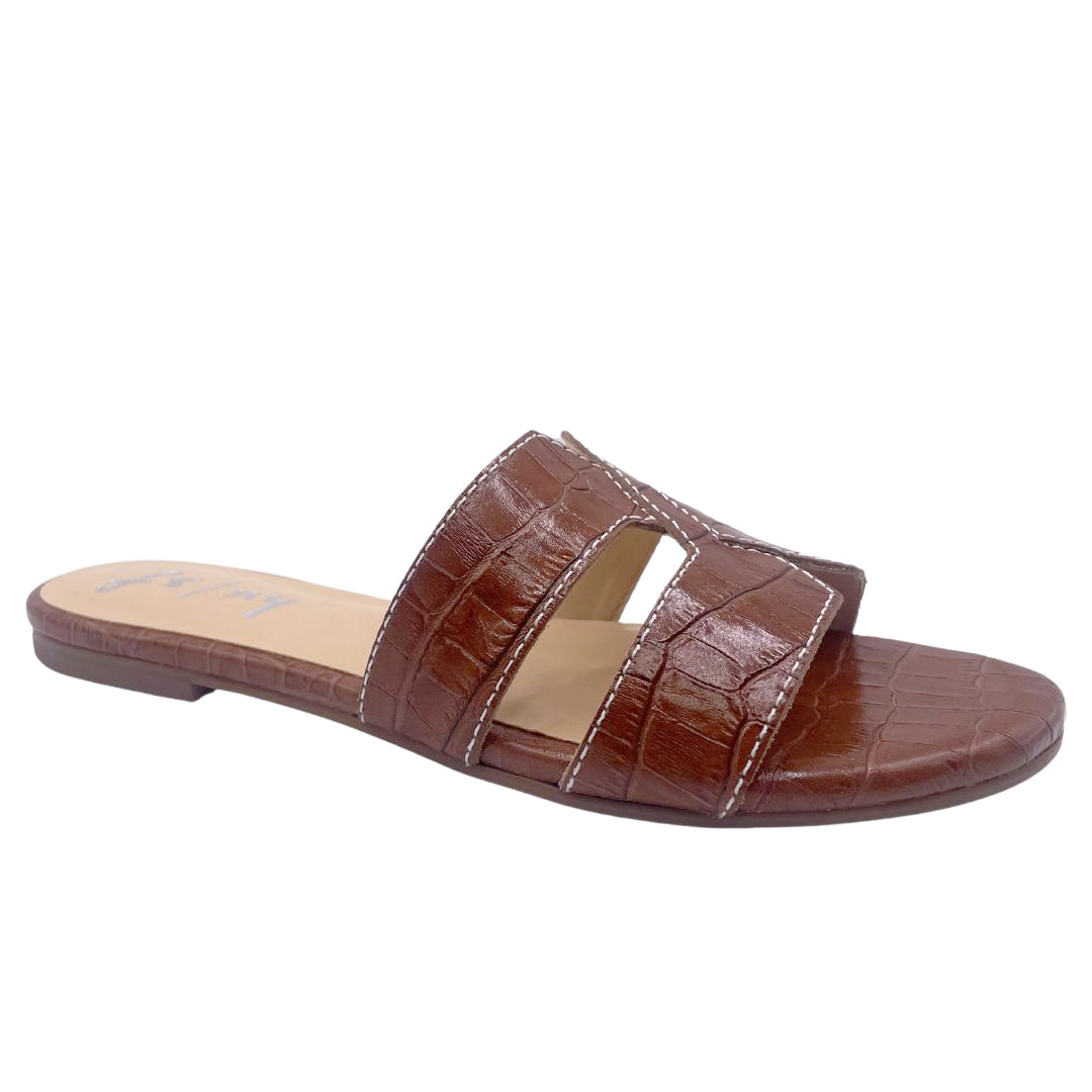 Livia - Cognac Croco