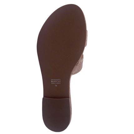 Livia Taupe Croco